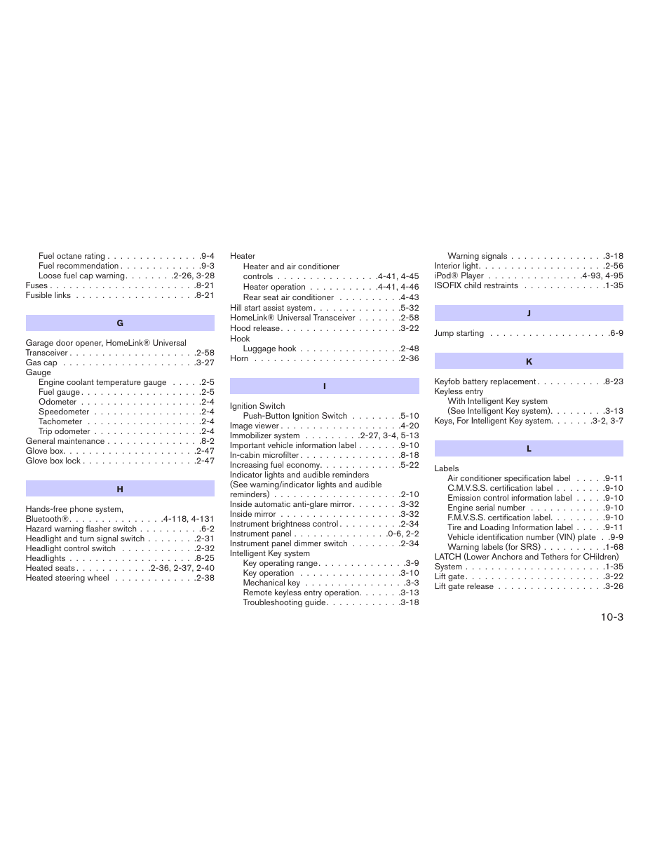 NISSAN 2014 Pathfinder - Owner's Manual User Manual | Page 486 / 492