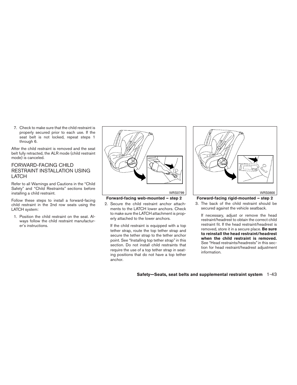 NISSAN 2014 Pathfinder - Owner's Manual User Manual | Page 60 / 492