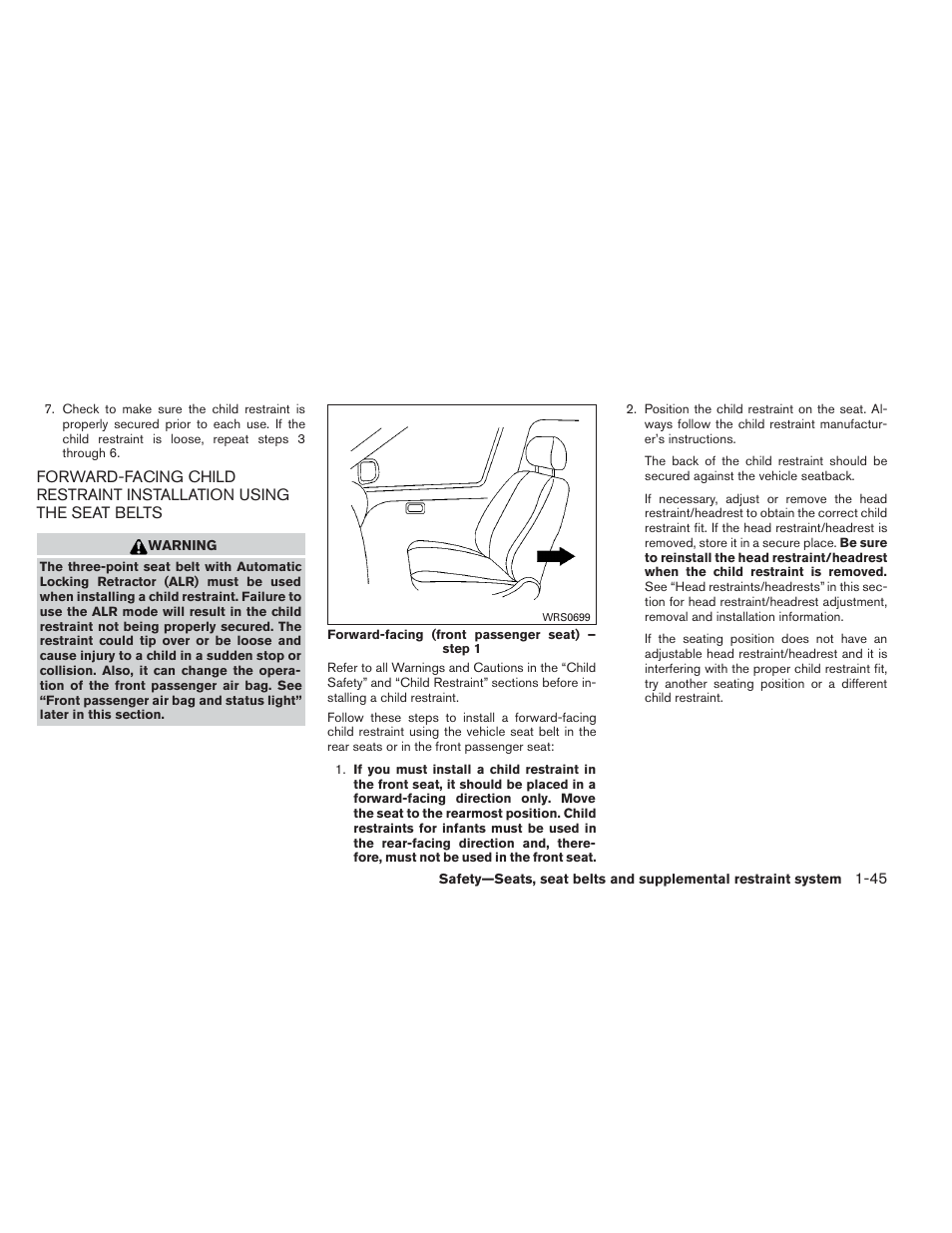 NISSAN 2014 Pathfinder - Owner's Manual User Manual | Page 62 / 492