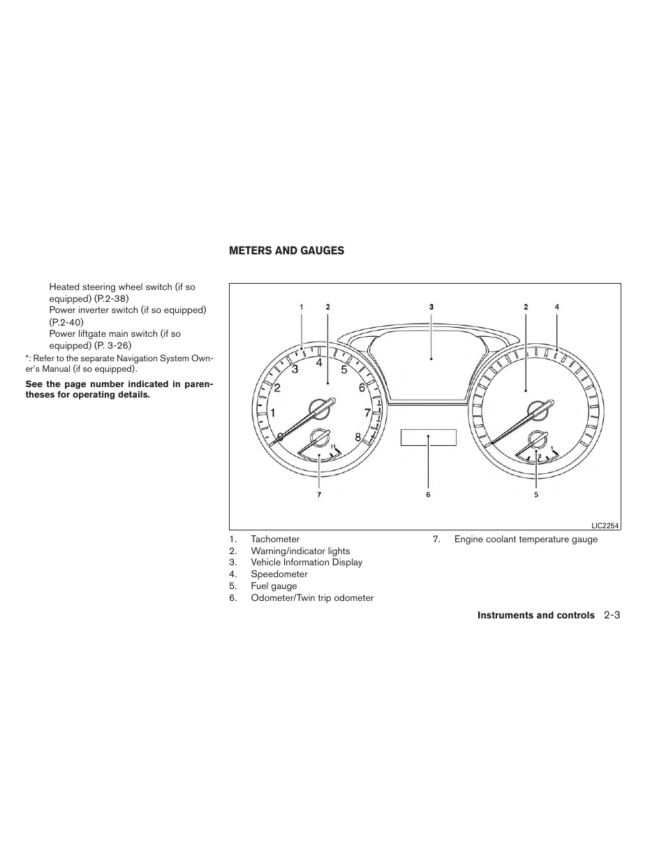 Meters and gauges -3 | NISSAN 2014 Pathfinder - Owner's Manual User Manual | Page 90 / 492