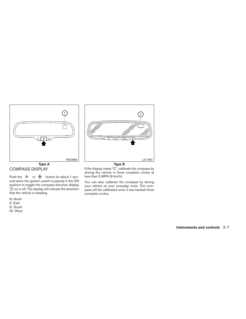 Compass display -7 | NISSAN 2014 Pathfinder - Owner's Manual User Manual | Page 94 / 492