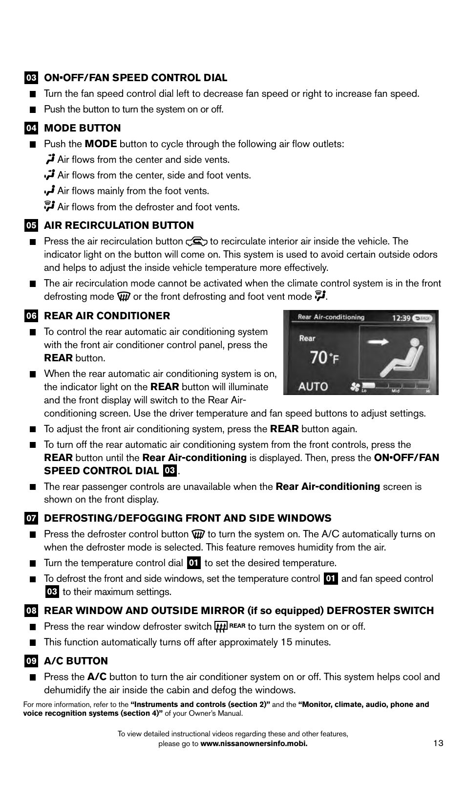 NISSAN 2014 Pathfinder - Quick Reference Guide User Manual | Page 15 / 32