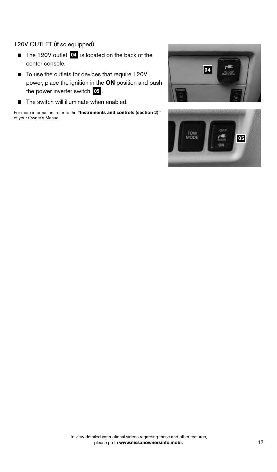 NISSAN 2014 Pathfinder - Quick Reference Guide User Manual | Page 19 / 32