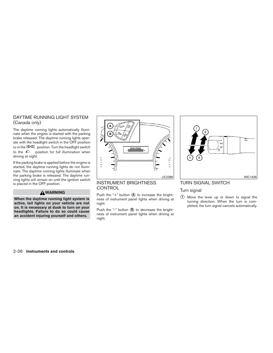 NISSAN 2015 Pathfinder - Owner's Manual User Manual | Page 127 / 516