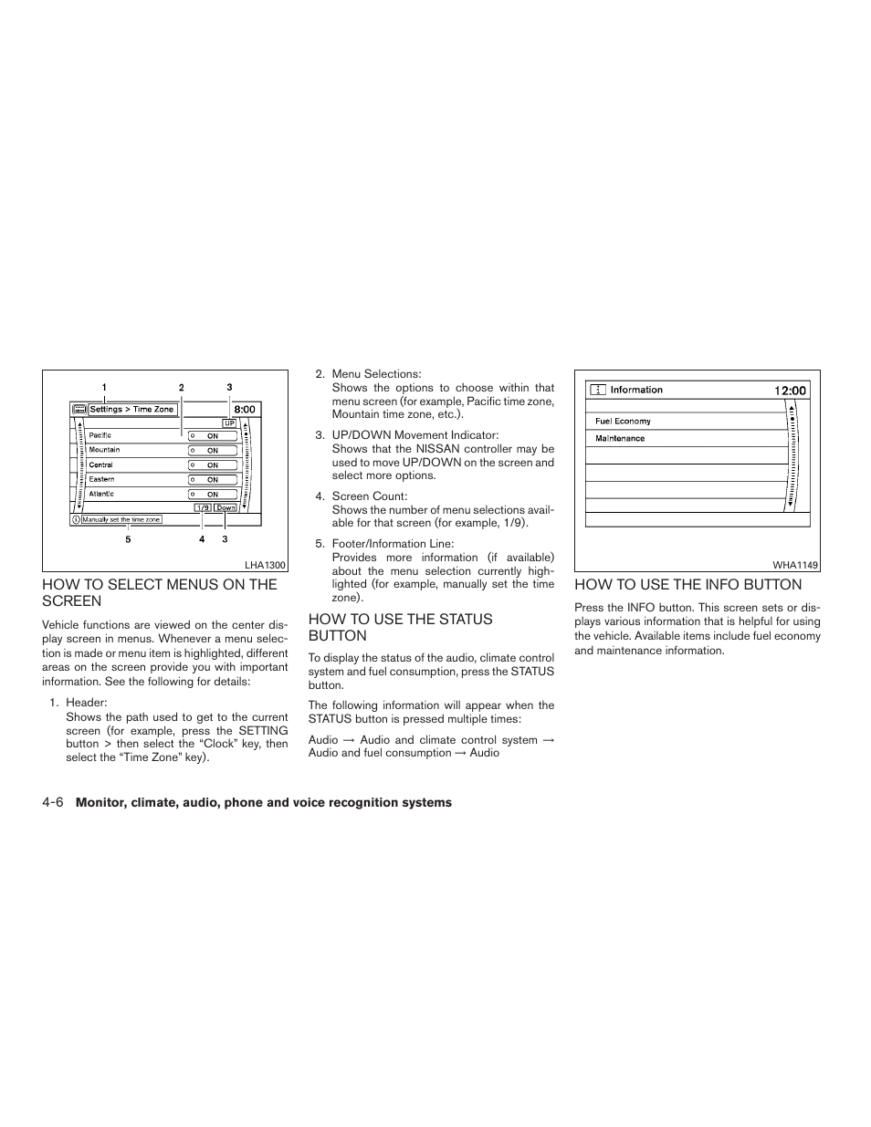 NISSAN 2015 Pathfinder - Owner's Manual User Manual | Page 203 / 516