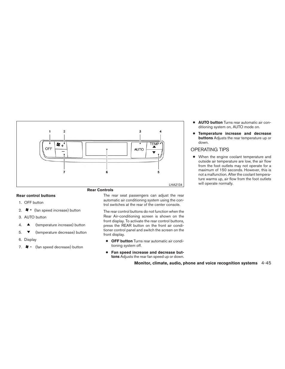 Operating tips -45 | NISSAN 2015 Pathfinder - Owner's Manual User Manual | Page 242 / 516