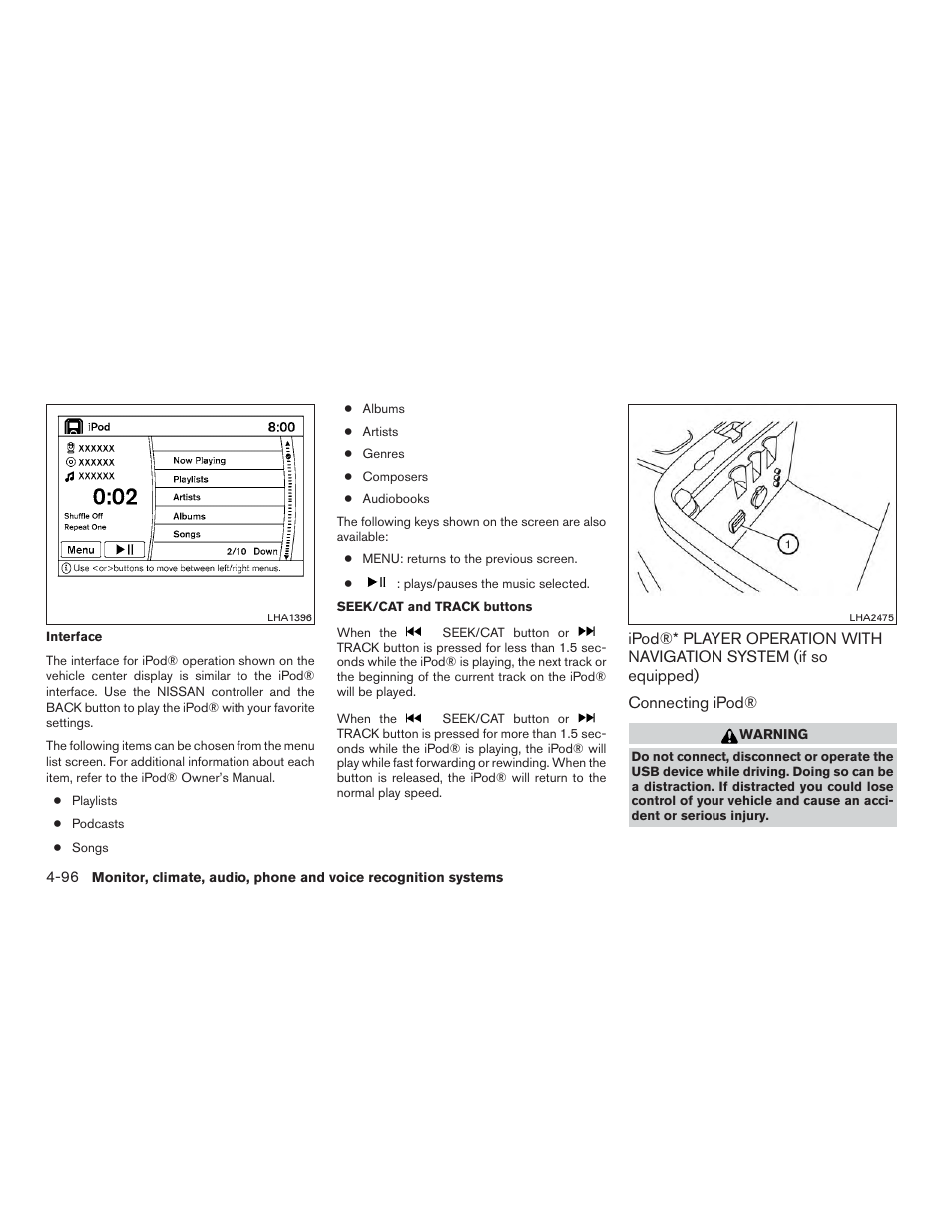 NISSAN 2015 Pathfinder - Owner's Manual User Manual | Page 293 / 516