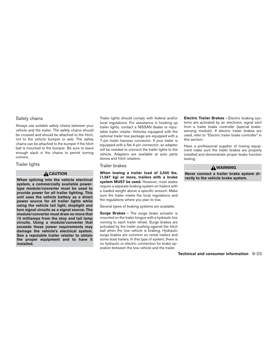 NISSAN 2015 Pathfinder - Owner's Manual User Manual | Page 498 / 516
