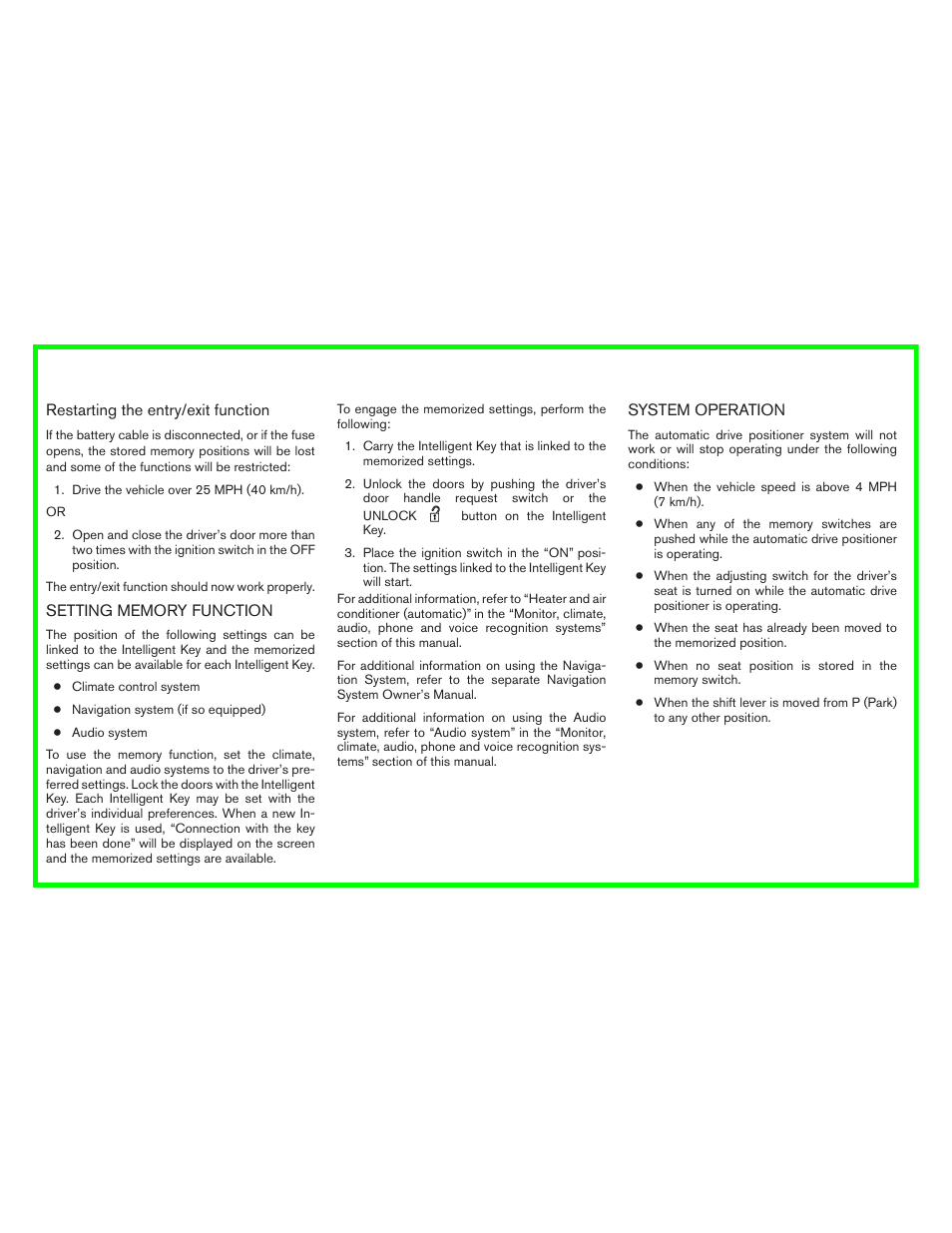 NISSAN 2015 Pathfinder - Owner's Manual User Manual | Page 5 / 516