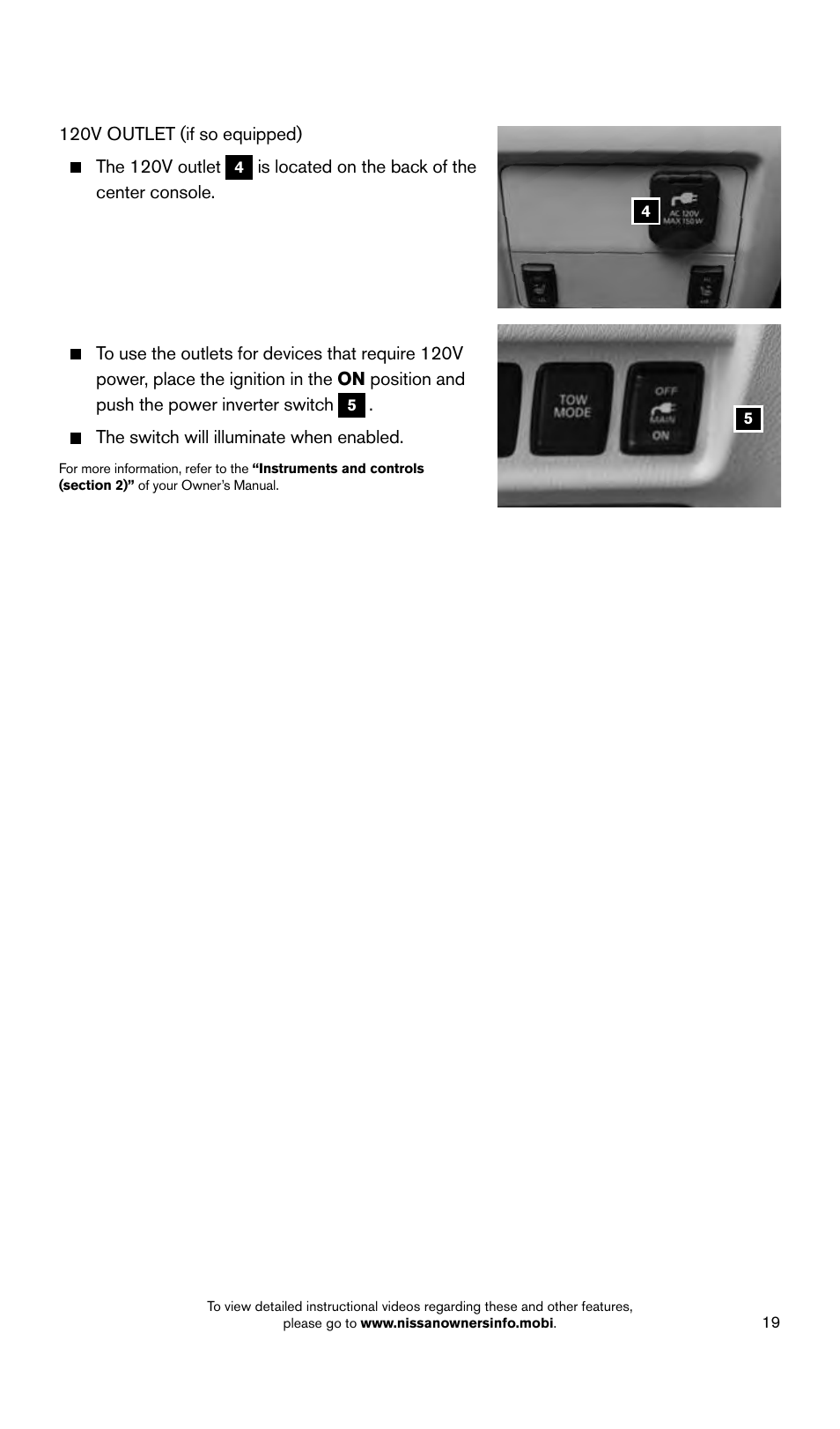 NISSAN 2015 Pathfinder - Quick Reference Guide User Manual | Page 21 / 36