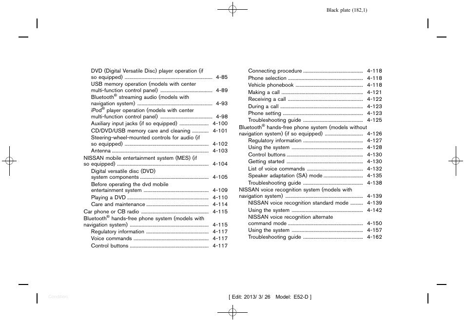 NISSAN 2013 Quest - Owner's Manual User Manual | Page 186 / 485