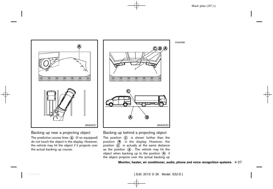 NISSAN 2013 Quest - Owner's Manual User Manual | Page 211 / 485