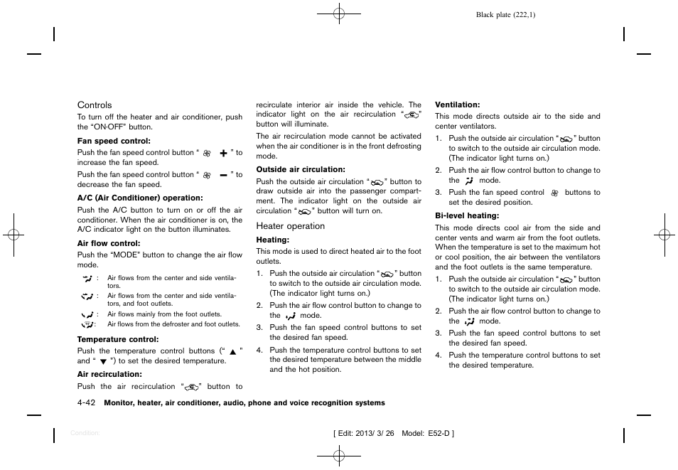 NISSAN 2013 Quest - Owner's Manual User Manual | Page 226 / 485