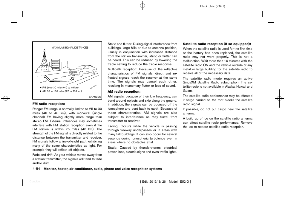 NISSAN 2013 Quest - Owner's Manual User Manual | Page 238 / 485