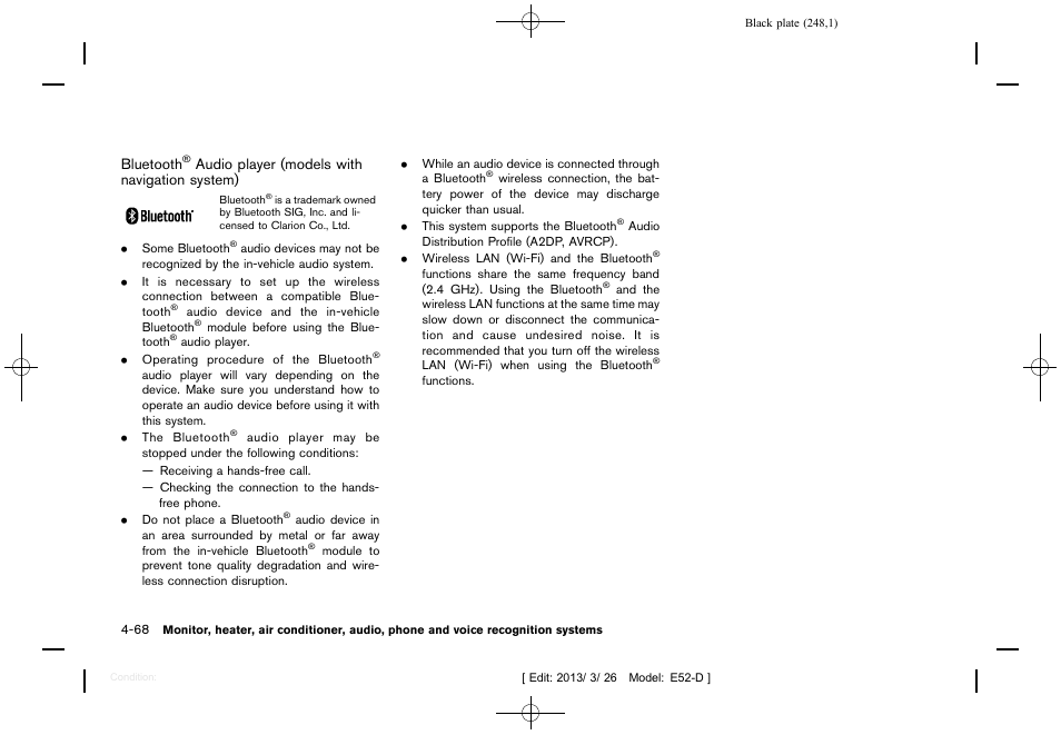 NISSAN 2013 Quest - Owner's Manual User Manual | Page 252 / 485