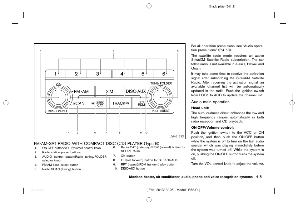 NISSAN 2013 Quest - Owner's Manual User Manual | Page 265 / 485