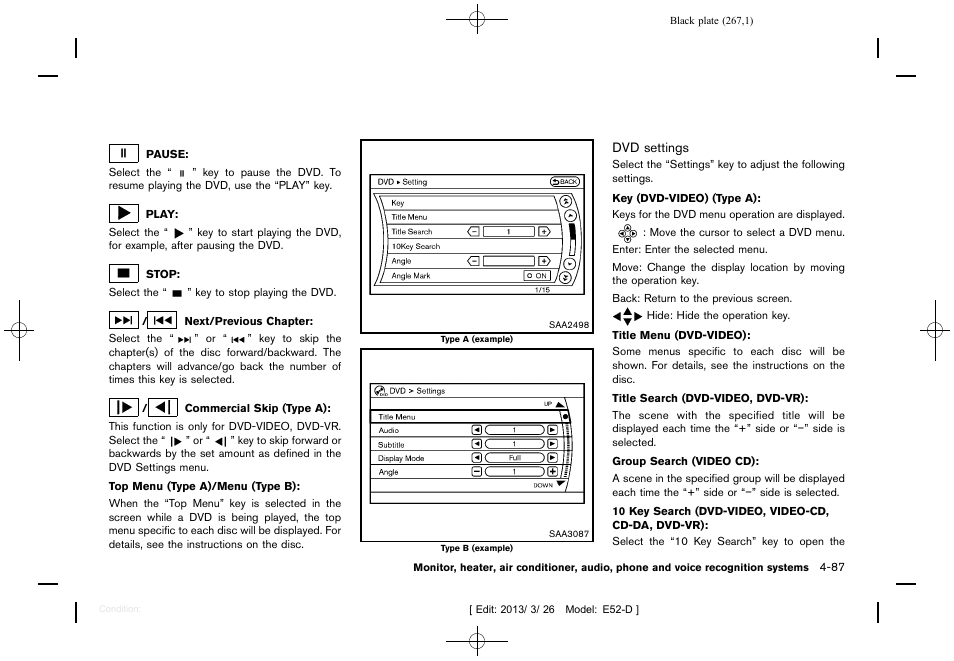 NISSAN 2013 Quest - Owner's Manual User Manual | Page 271 / 485