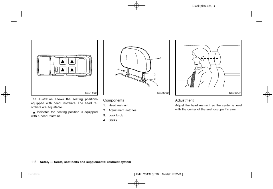 NISSAN 2013 Quest - Owner's Manual User Manual | Page 28 / 485