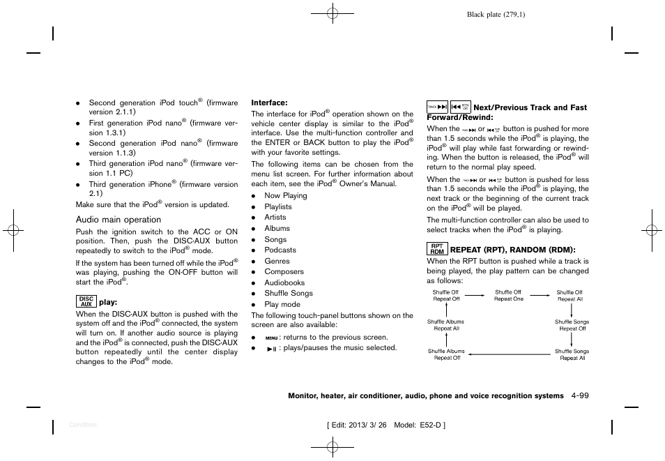 NISSAN 2013 Quest - Owner's Manual User Manual | Page 283 / 485