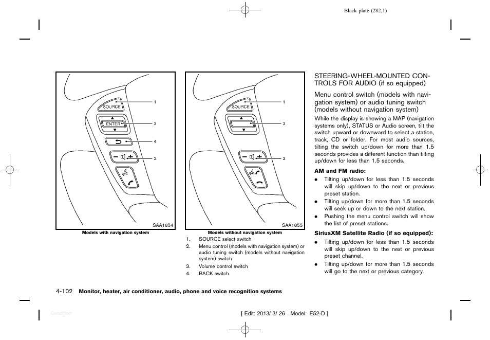 NISSAN 2013 Quest - Owner's Manual User Manual | Page 286 / 485