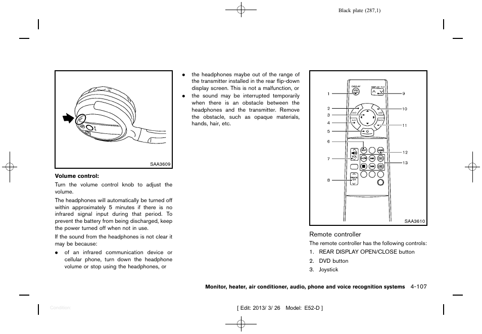 NISSAN 2013 Quest - Owner's Manual User Manual | Page 291 / 485