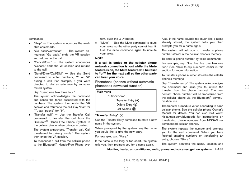 NISSAN 2013 Quest - Owner's Manual User Manual | Page 317 / 485