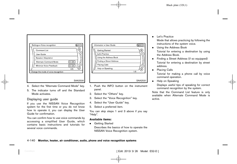 NISSAN 2013 Quest - Owner's Manual User Manual | Page 324 / 485