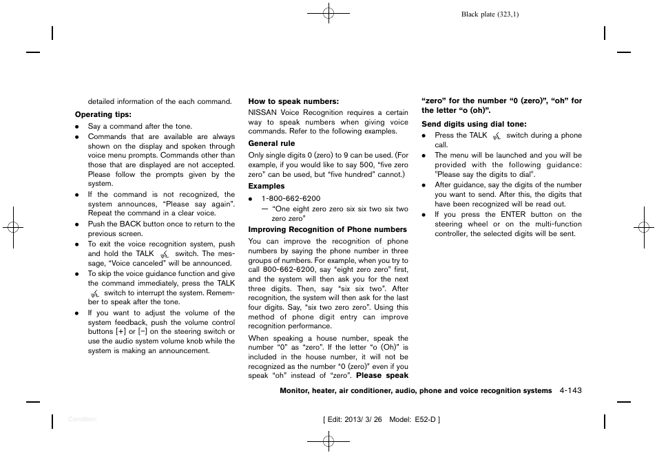 NISSAN 2013 Quest - Owner's Manual User Manual | Page 327 / 485