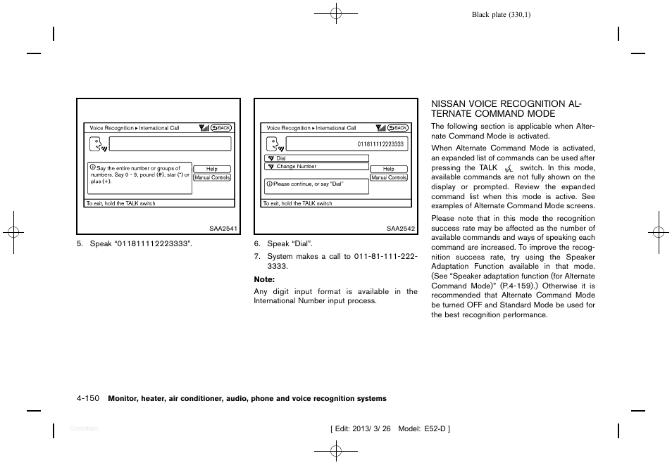 NISSAN 2013 Quest - Owner's Manual User Manual | Page 334 / 485