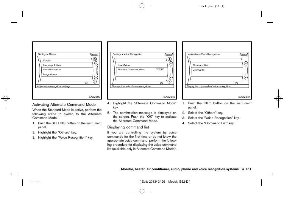 NISSAN 2013 Quest - Owner's Manual User Manual | Page 335 / 485