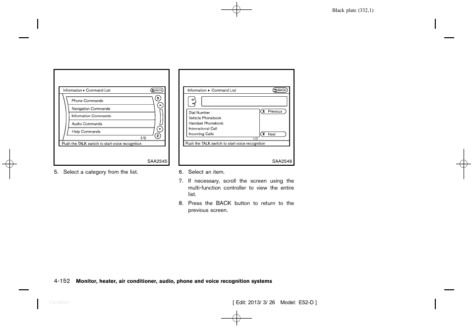 NISSAN 2013 Quest - Owner's Manual User Manual | Page 336 / 485