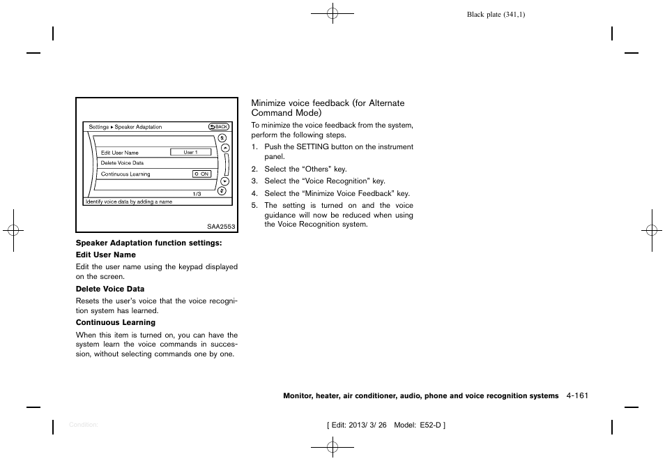 NISSAN 2013 Quest - Owner's Manual User Manual | Page 345 / 485