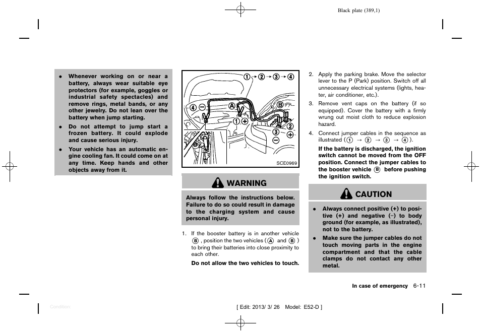 Warning, Caution | NISSAN 2013 Quest - Owner's Manual User Manual | Page 393 / 485