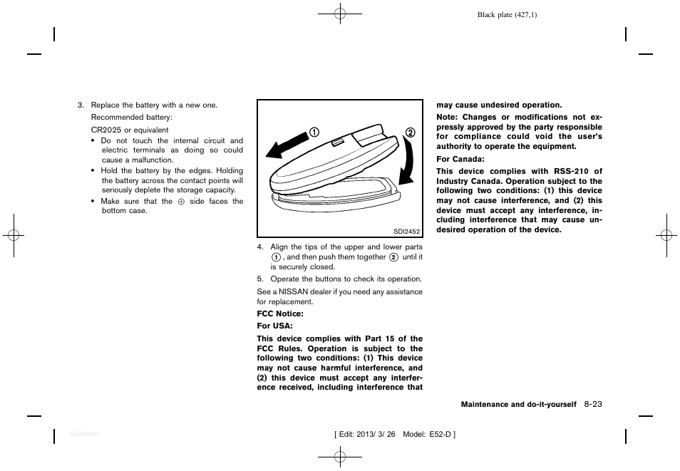 NISSAN 2013 Quest - Owner's Manual User Manual | Page 431 / 485