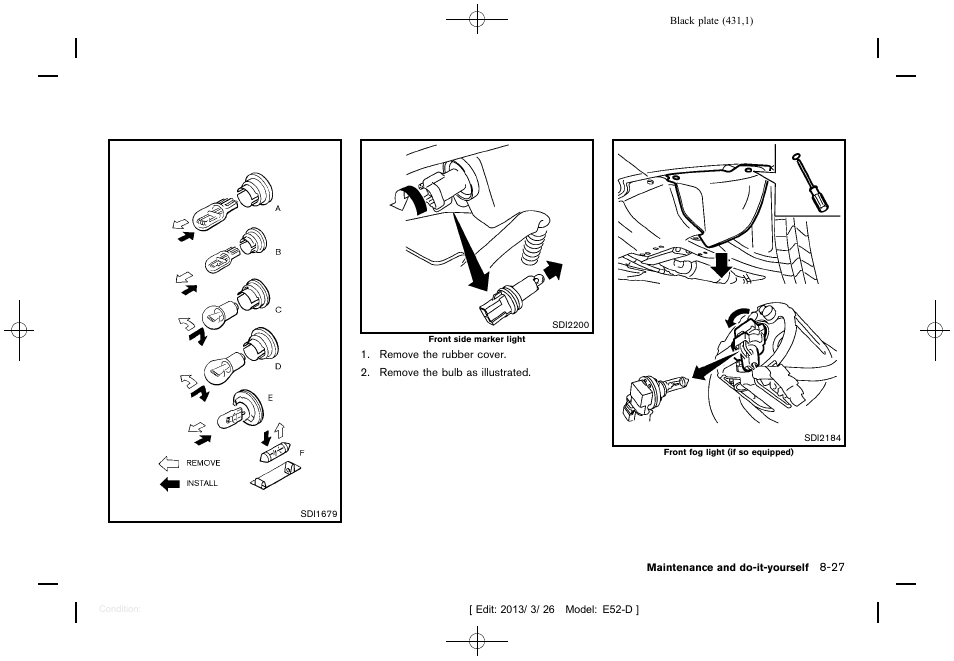 NISSAN 2013 Quest - Owner's Manual User Manual | Page 435 / 485