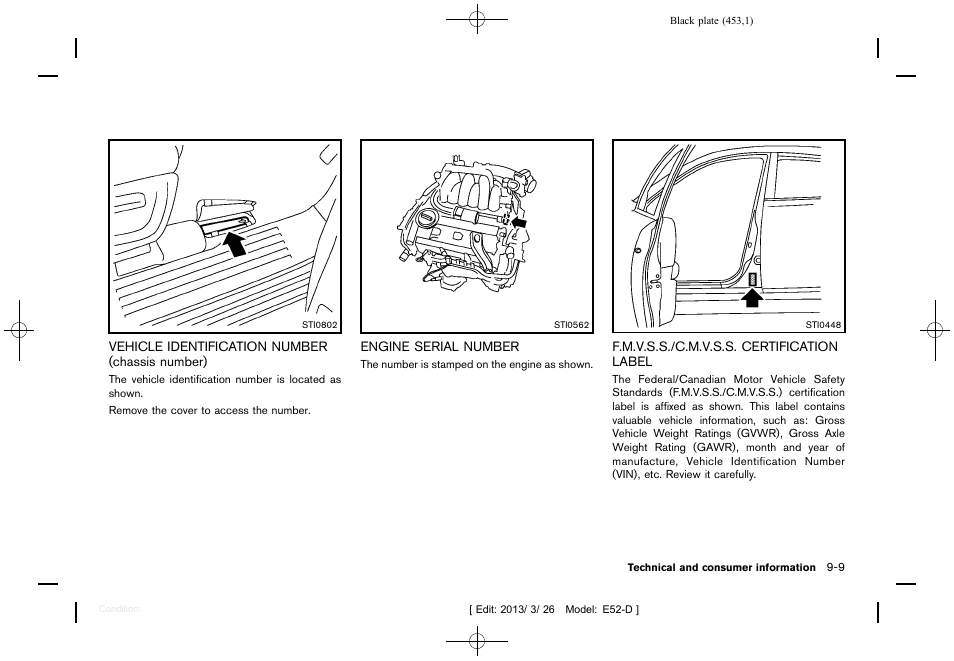 NISSAN 2013 Quest - Owner's Manual User Manual | Page 457 / 485