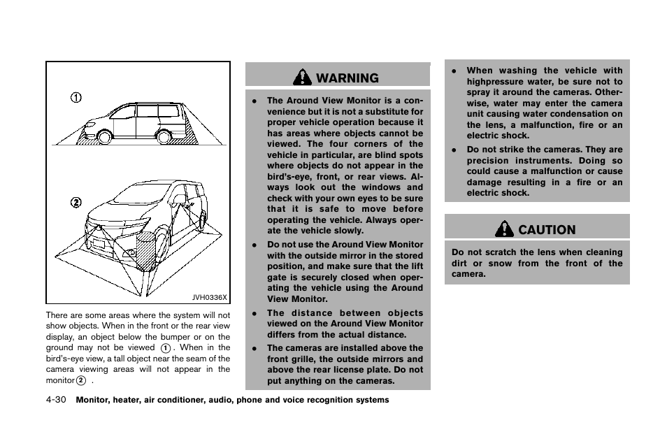 Warning, Caution | NISSAN 2014 Quest - Owner's Manual User Manual | Page 213 / 482