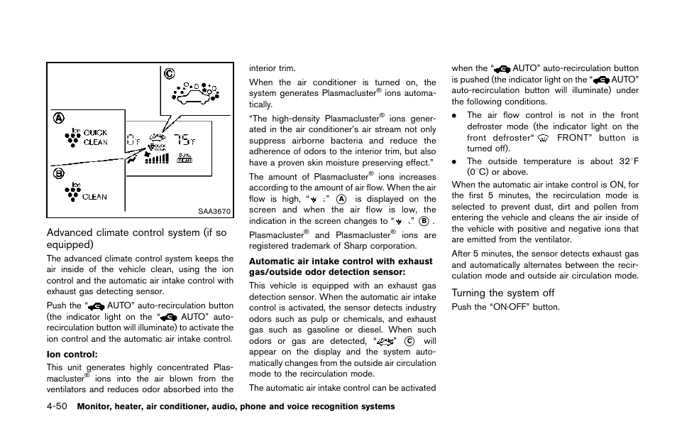 NISSAN 2014 Quest - Owner's Manual User Manual | Page 233 / 482