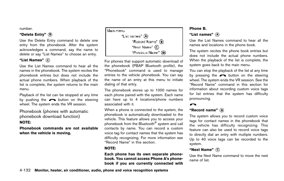 NISSAN 2014 Quest - Owner's Manual User Manual | Page 315 / 482