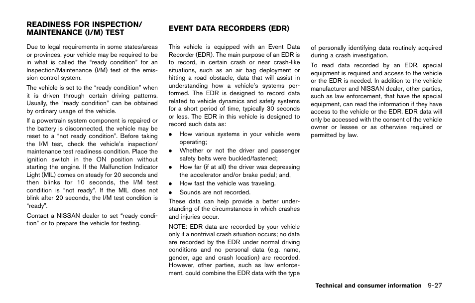 NISSAN 2014 Quest - Owner's Manual User Manual | Page 472 / 482