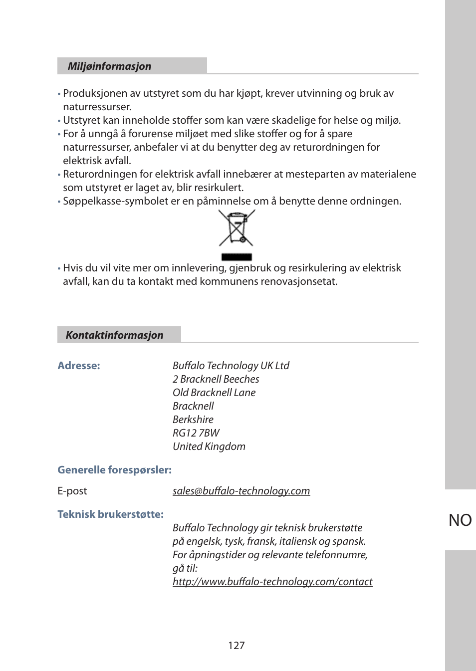 Buffalo Technology WLI-TX4-AG300N User Manual | Page 127 / 154
