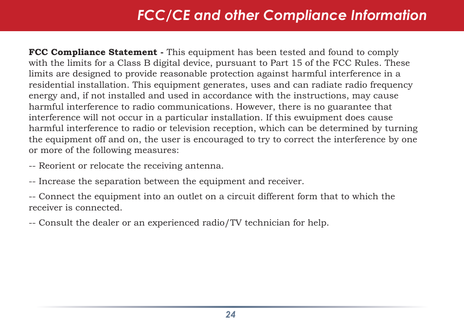 Fcc/ce and other compliance information | Buffalo Technology WLI-TX4-AG300N User Manual | Page 24 / 154