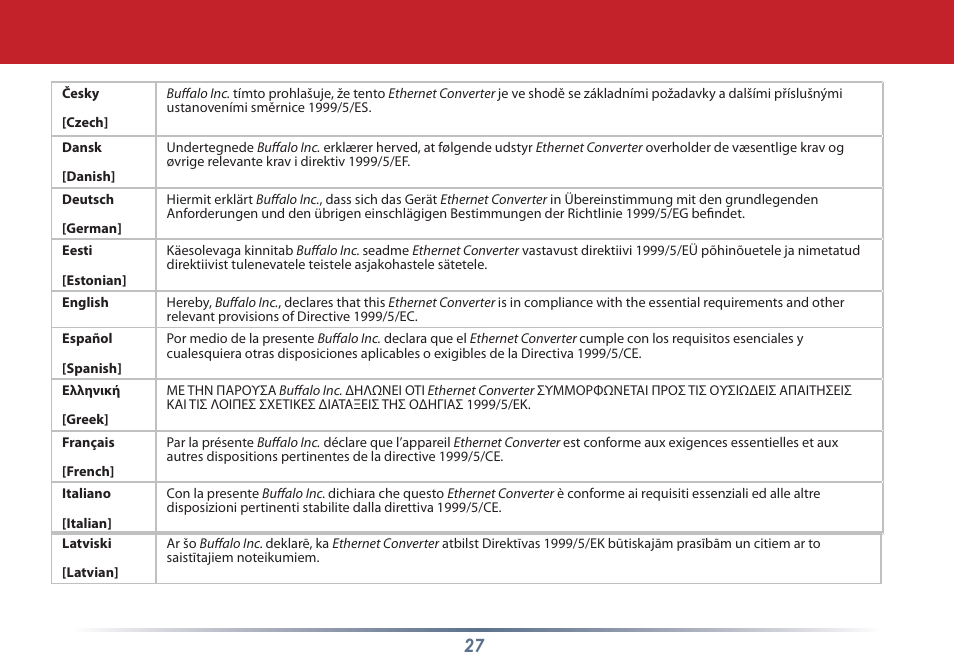Buffalo Technology WLI-TX4-AG300N User Manual | Page 27 / 154