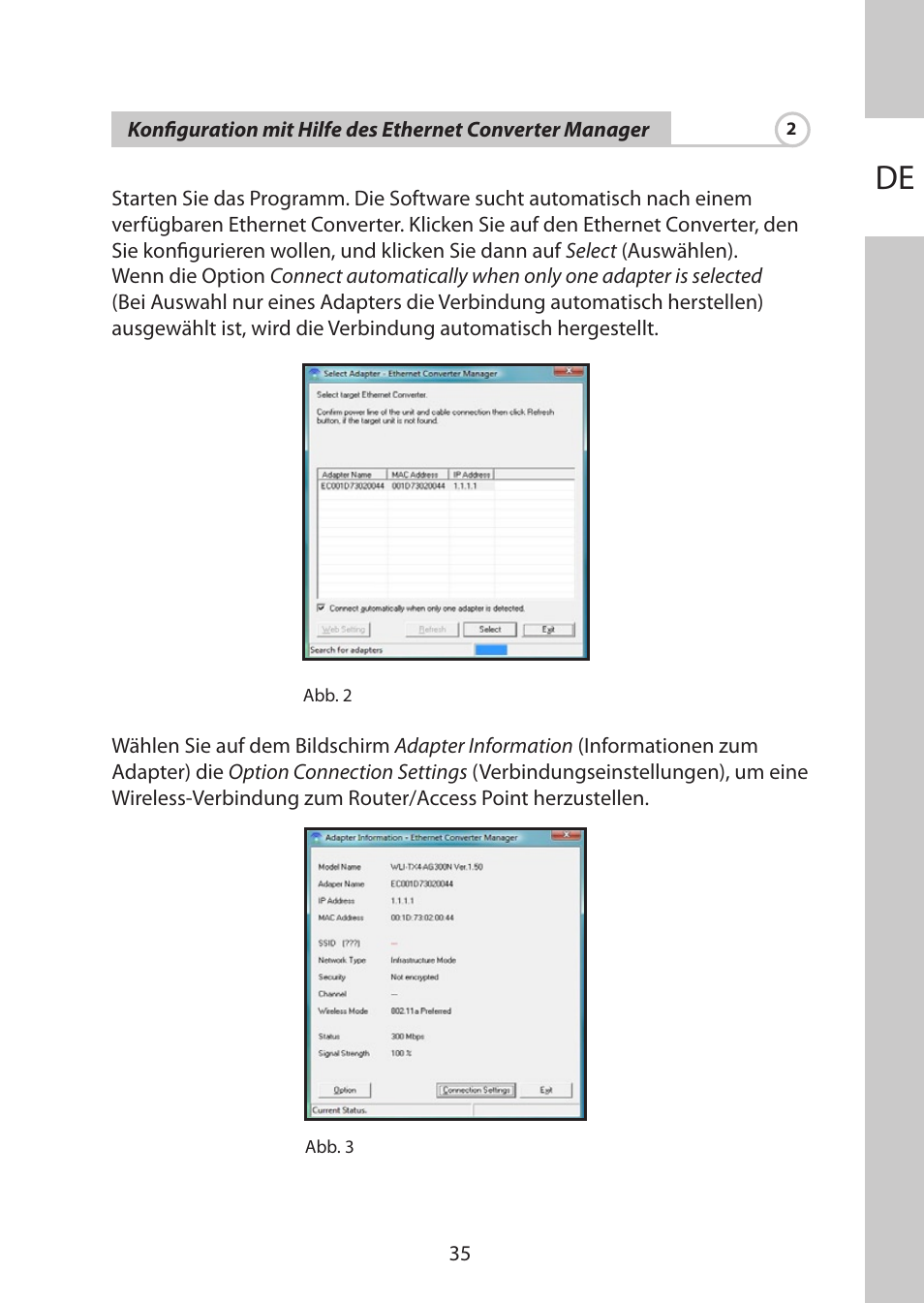 Buffalo Technology WLI-TX4-AG300N User Manual | Page 35 / 154