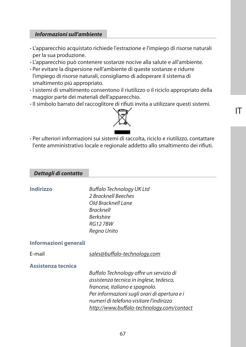 Buffalo Technology WLI-TX4-AG300N User Manual | Page 67 / 154