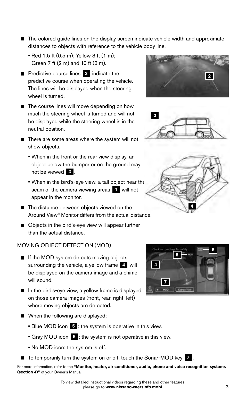 NISSAN 2015 Quest - Quick Reference Guide User Manual | Page 5 / 32
