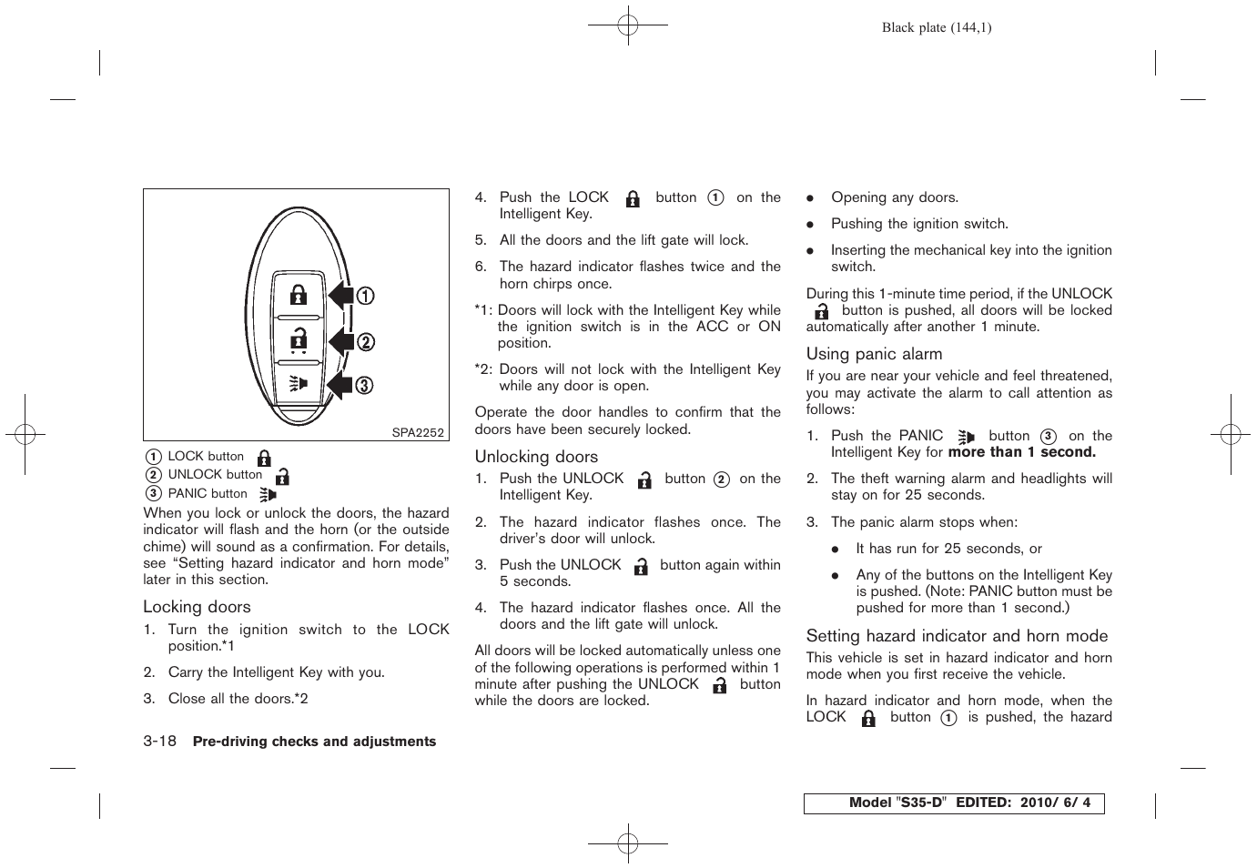 NISSAN 2011 Rogue - Owner's Manual User Manual | Page 146 / 369