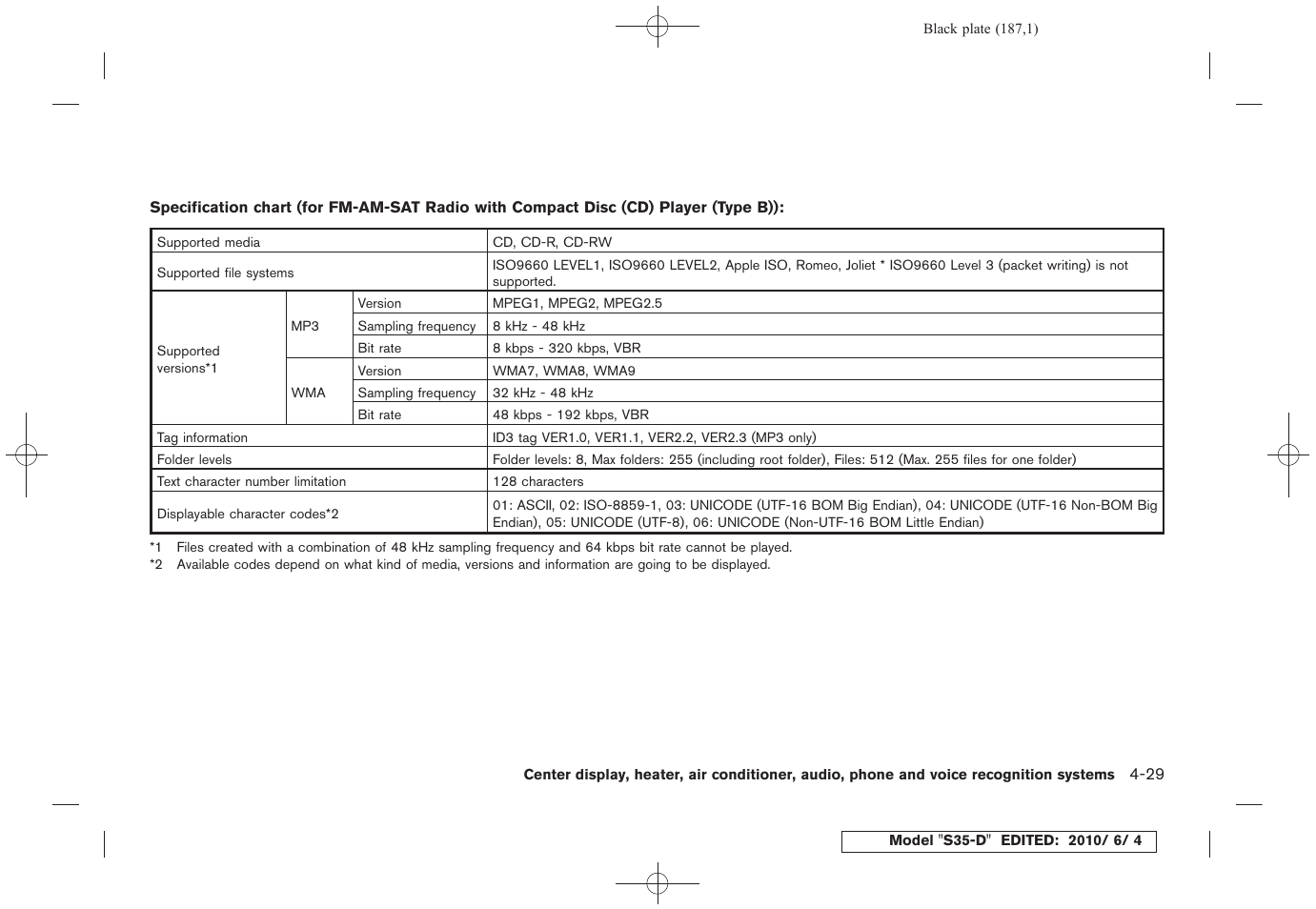 NISSAN 2011 Rogue - Owner's Manual User Manual | Page 187 / 369