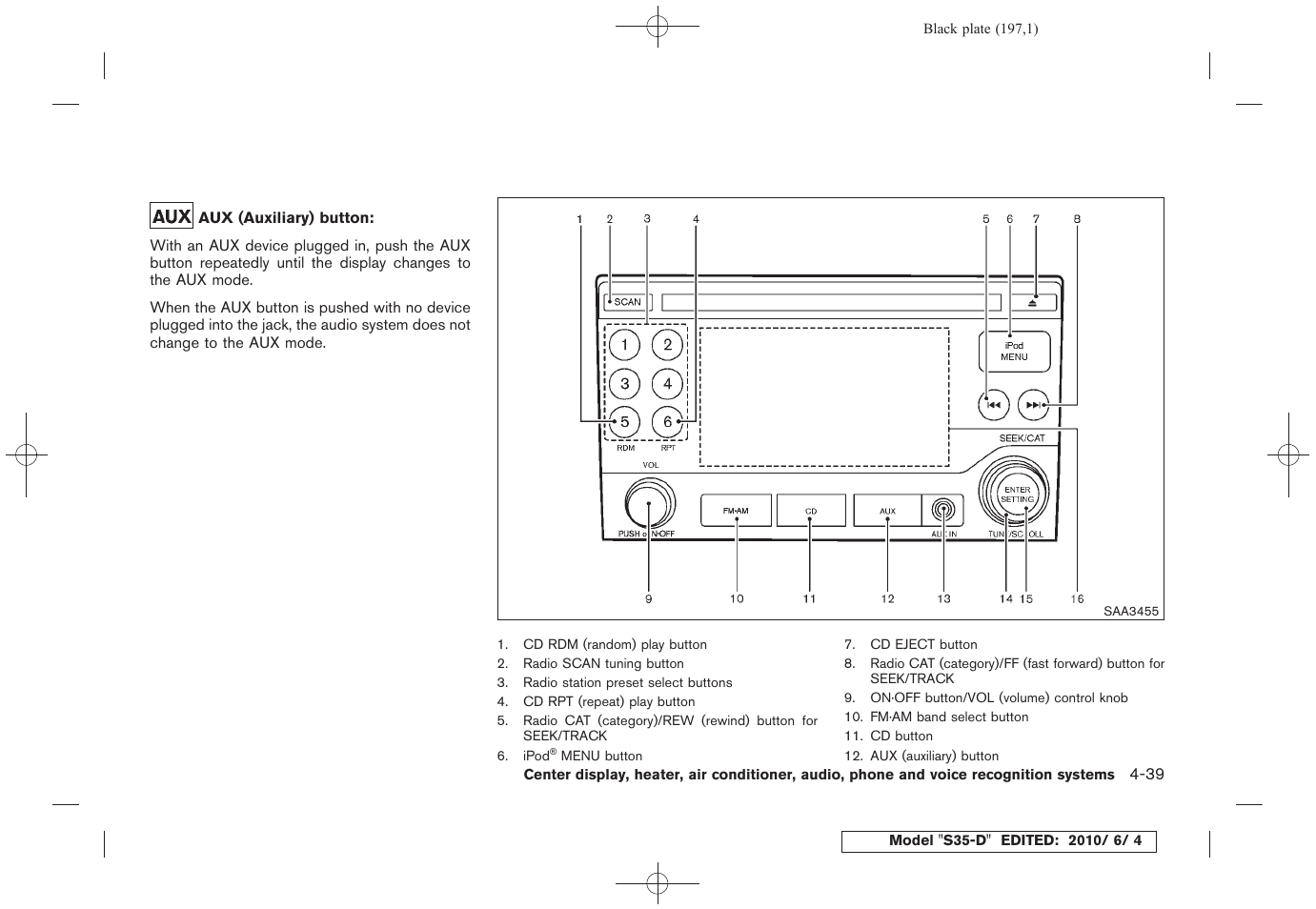 NISSAN 2011 Rogue - Owner's Manual User Manual | Page 197 / 369