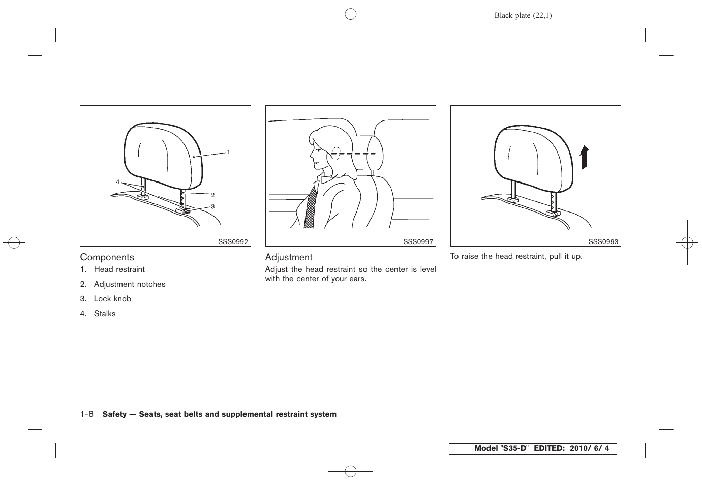 NISSAN 2011 Rogue - Owner's Manual User Manual | Page 24 / 369